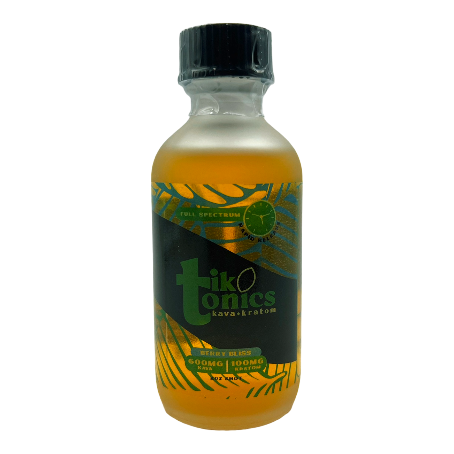 Tik Tonics Pineapple Paradise Kava & Kratom Shot